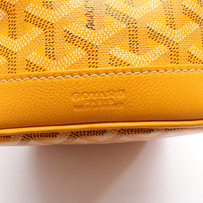 ショルダーバッグ コーティングキャンバス オレンジイエロー マルチカラー 巾着 ゴヤール バッグ GOYARD