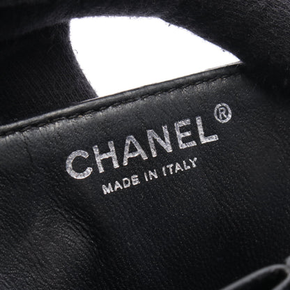 マトラッセ チェーンショルダーバッグ キャビアスキン ブラック シルバー金具 シャネル バッグ CHANEL
