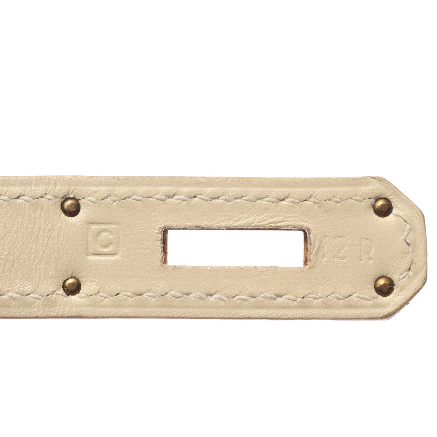 バーキン35 ハンドバッグ ボックスカーフ ライトベージュ ゴールド金具 □C刻印 エルメス バッグ HERMES
