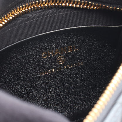 マトラッセ ココマーク チェーンショルダーバッグ レザー グレー ゴールド金具 2WAY シャネル バッグ CHANEL