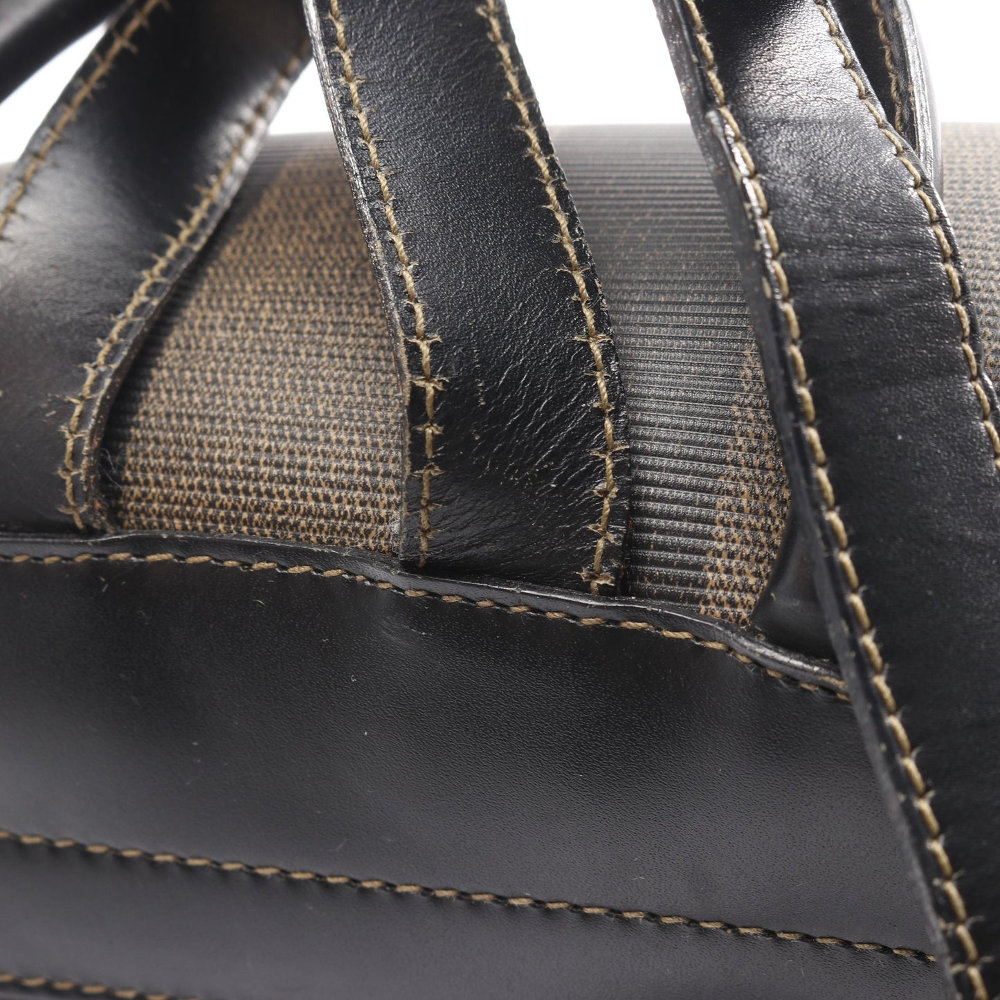 ペカン バックパック リュックサック PVC レザー ブラウン ブラック フェンディ バッグ FENDI