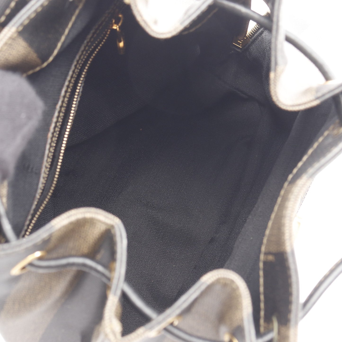 ペカン バックパック リュックサック PVC レザー ブラウン ブラック フェンディ バッグ FENDI