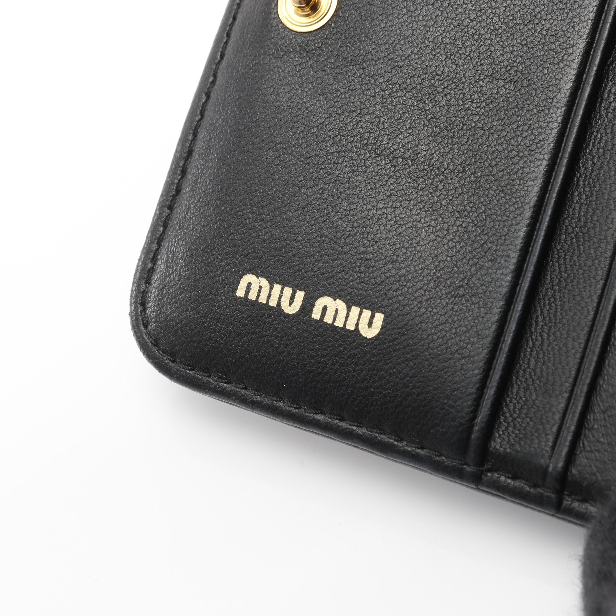 MATELASSE マテラッセ ラウンドファスナー二つ折り財布 レザー