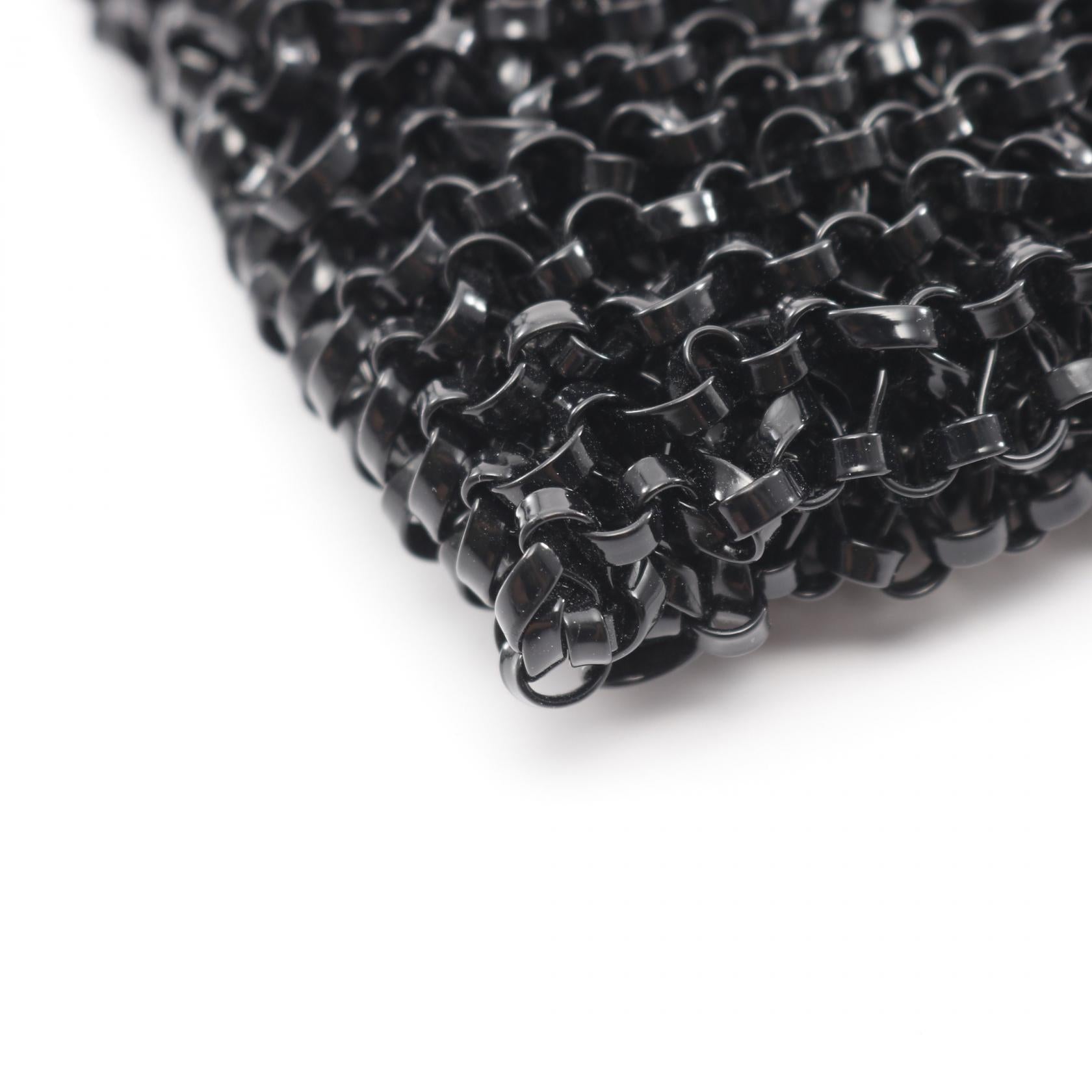 ワイヤーバッグ ピコ チェーンショルダーバッグ PVC ブラック