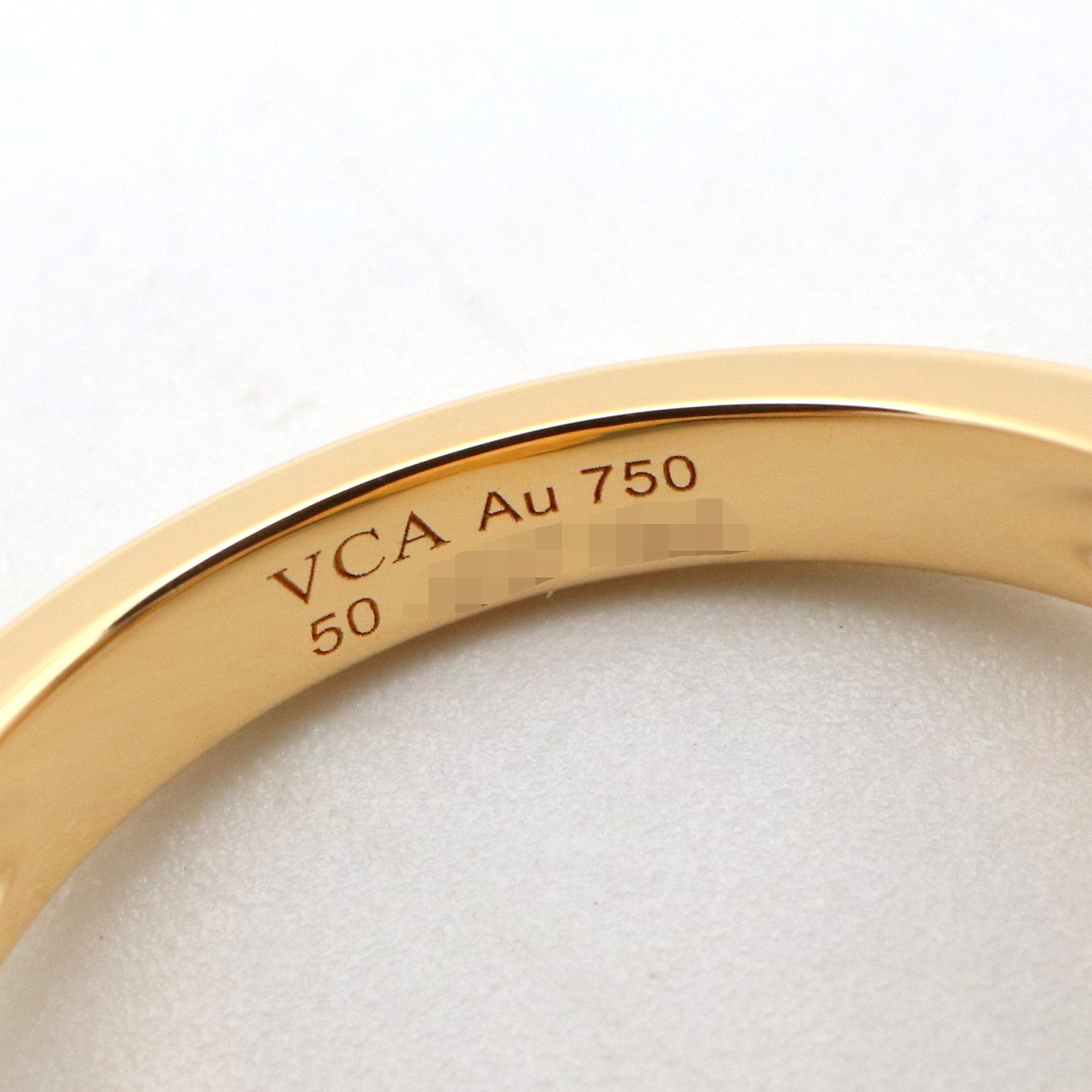 ヴィンテージアルハンブラ リング オニキス 1PD リング 指輪 K18YG