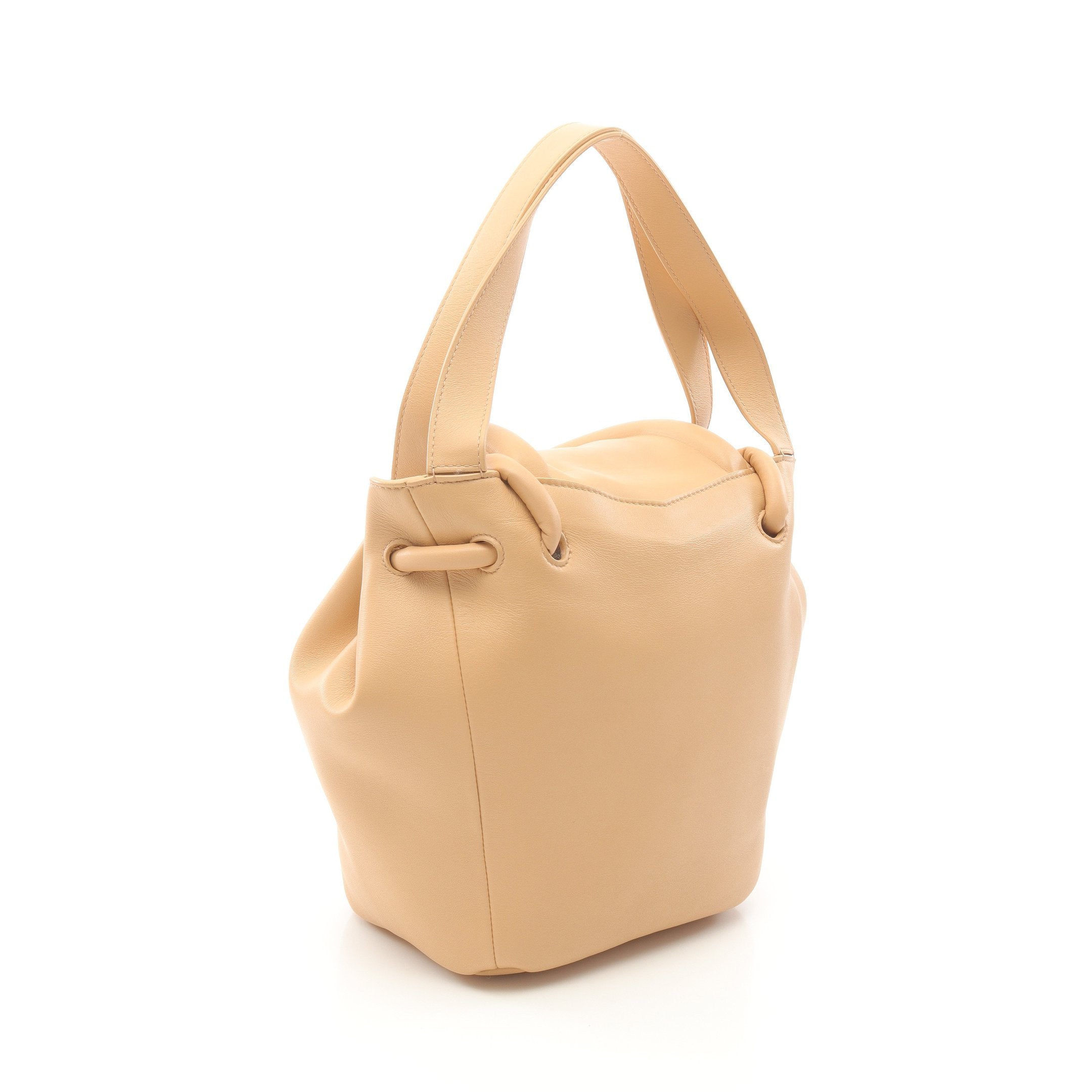 BEAK ビーク ハンドバッグ レザー ライトベージュ ボッテガヴェネタ