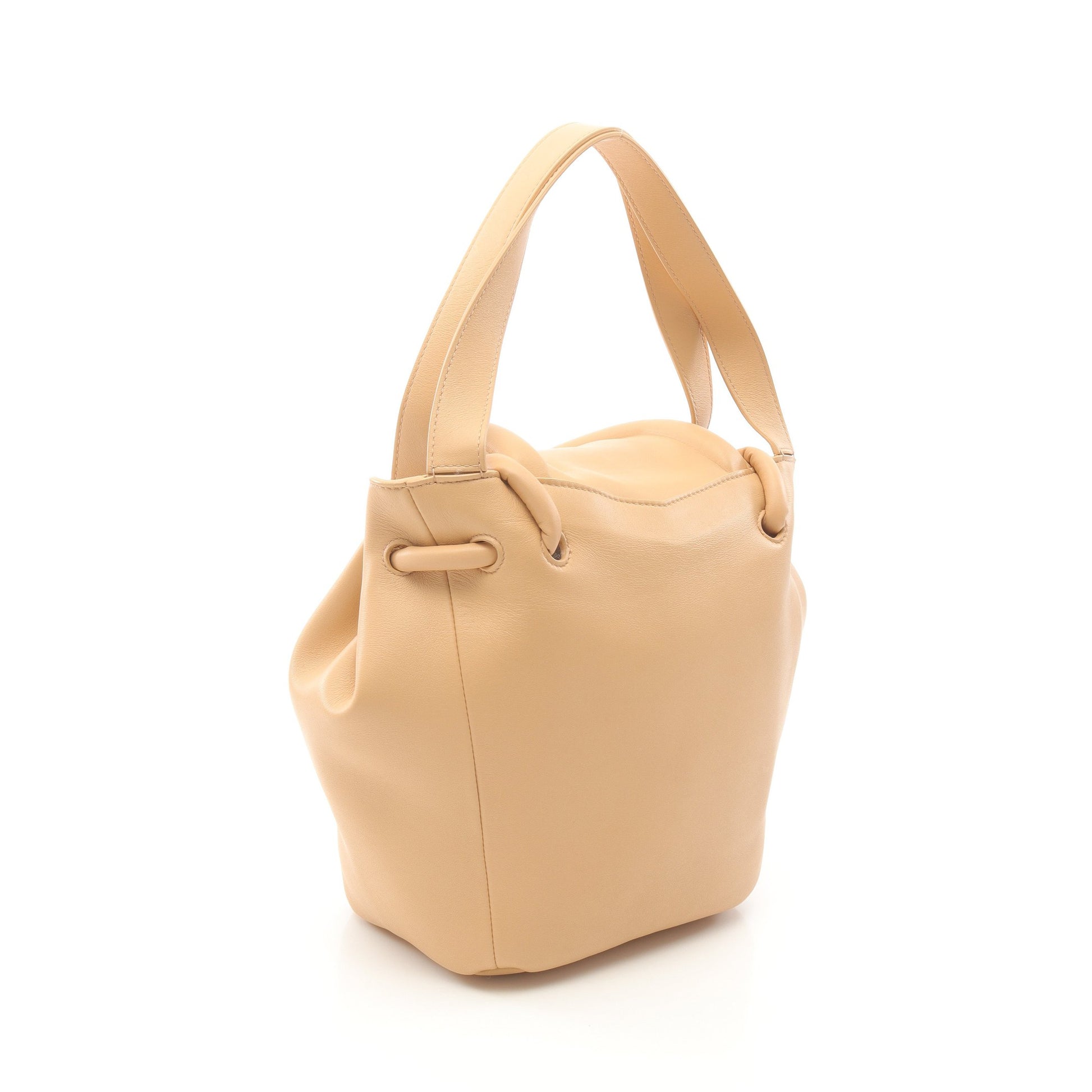 BEAK ビーク ハンドバッグ レザー ライトベージュ ボッテガヴェネタ バッグ BOTTEGA VENETA