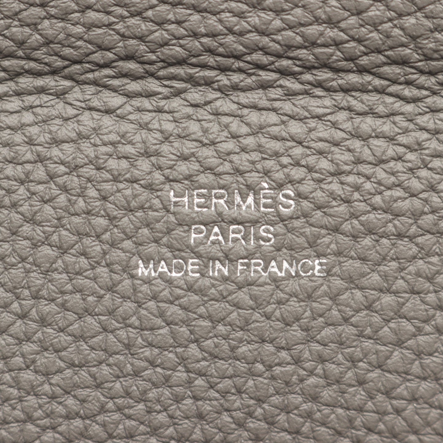 ヴィド ポッシュ エタン ショルダーバッグ トゴ グレー シルバー金具 B刻印 エルメス バッグ HERMES