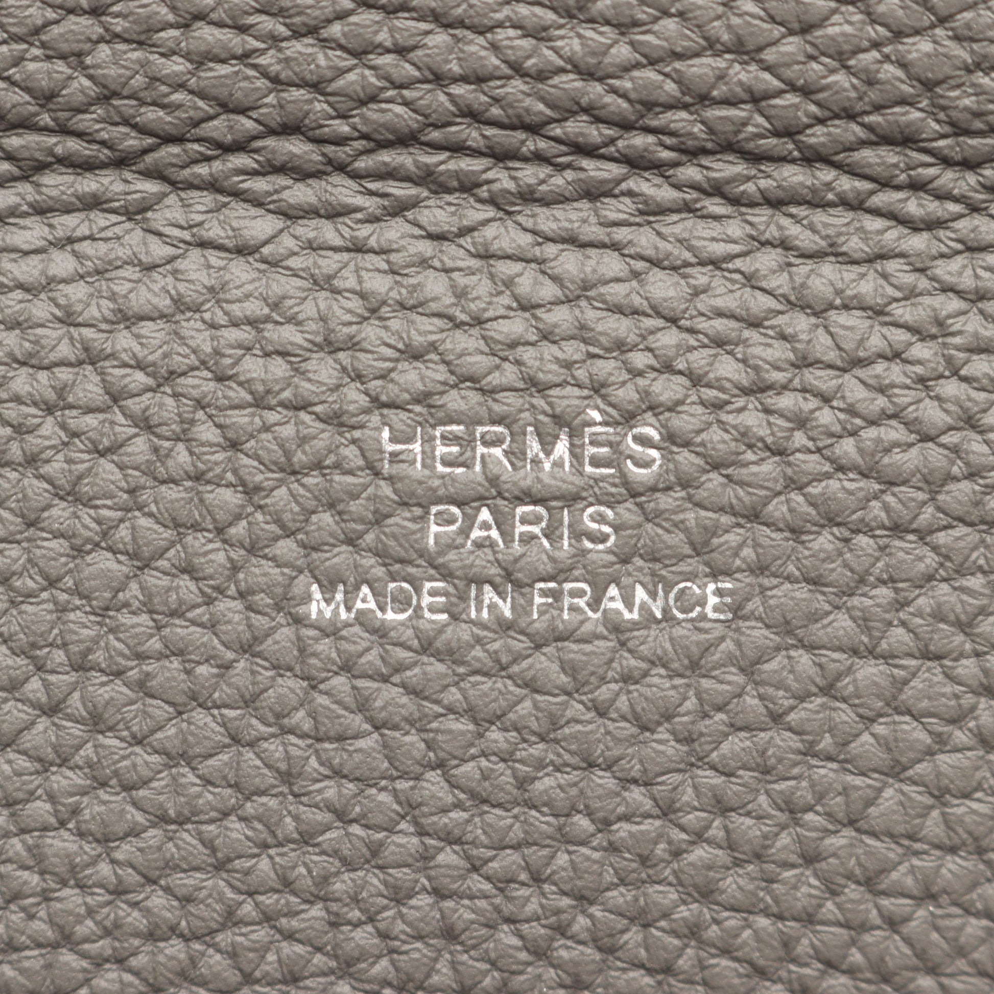 ヴィド ポッシュ エタン ショルダーバッグ トゴ グレー シルバー金具 B刻印 エルメス バッグ HERMES