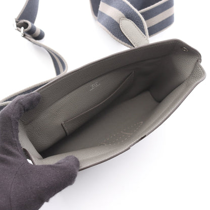 ヴィド ポッシュ エタン ショルダーバッグ トゴ グレー シルバー金具 B刻印 エルメス バッグ HERMES