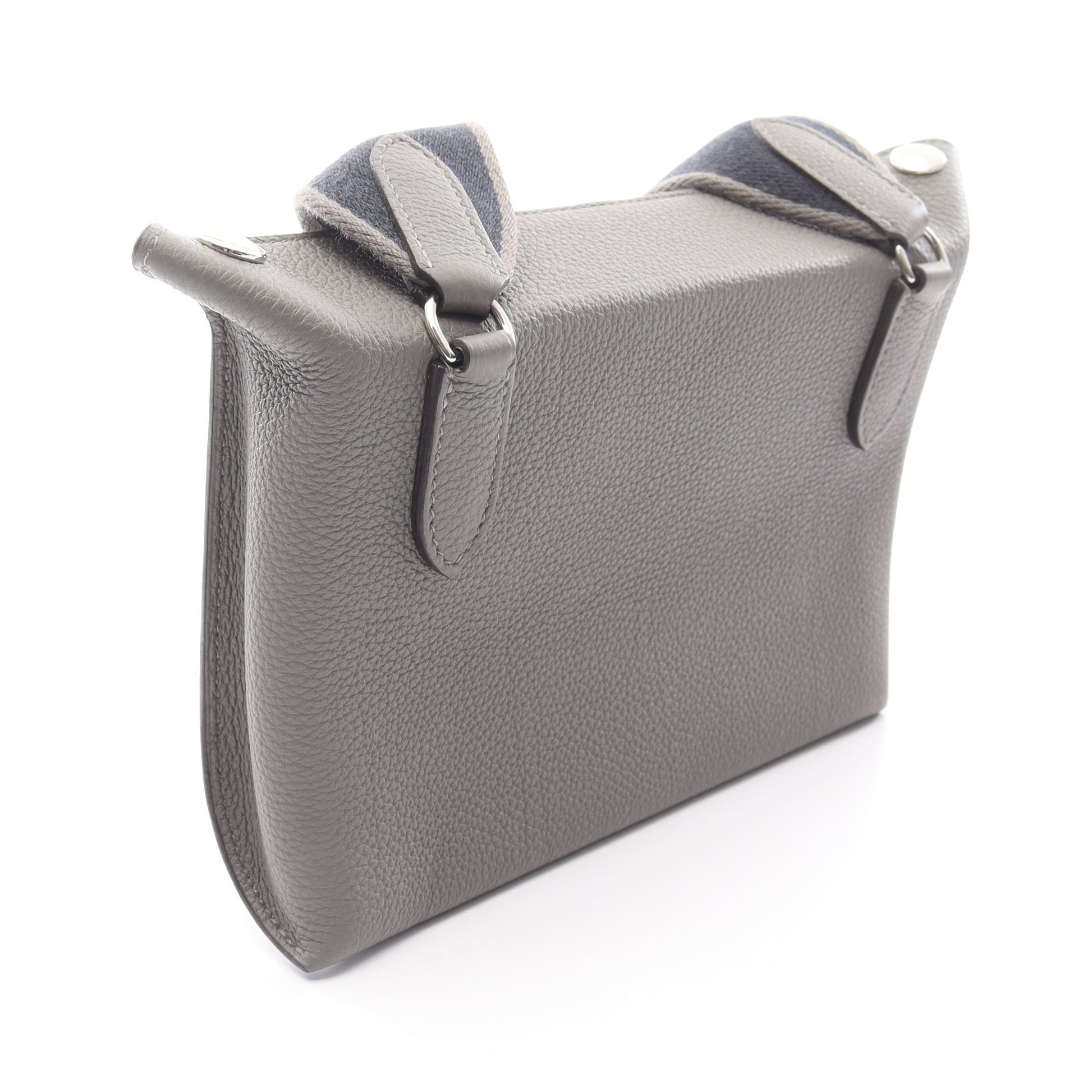 ヴィド ポッシュ エタン ショルダーバッグ トゴ グレー シルバー金具 B刻印 エルメス バッグ HERMES