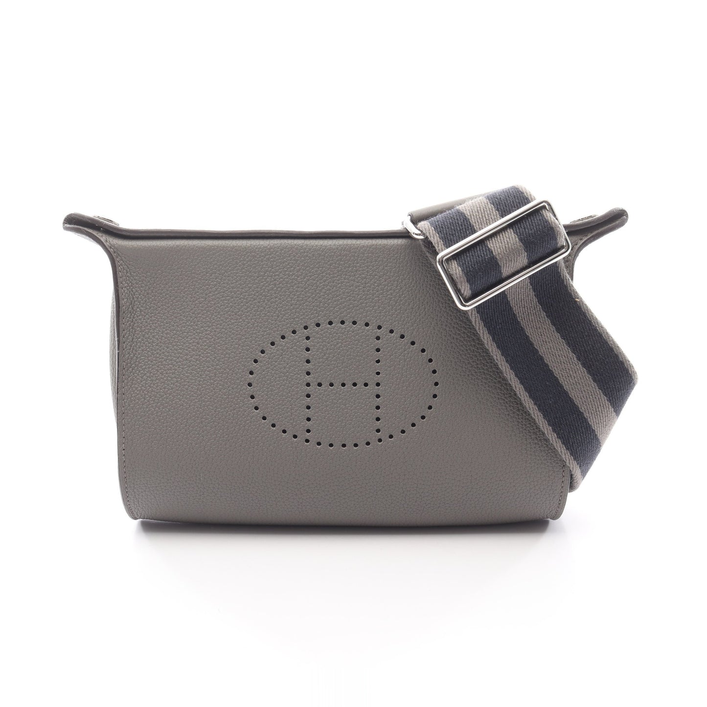 ヴィド ポッシュ エタン ショルダーバッグ トゴ グレー シルバー金具 B刻印 エルメス バッグ HERMES