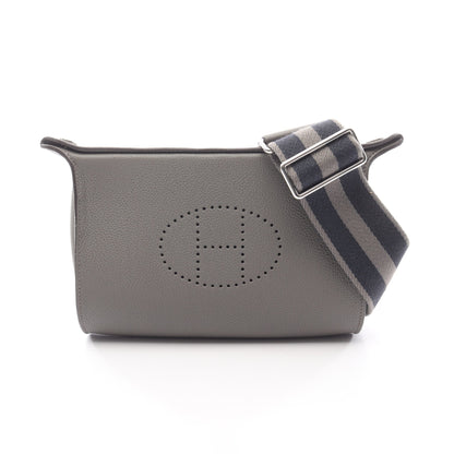 ヴィド ポッシュ エタン ショルダーバッグ トゴ グレー シルバー金具 B刻印 エルメス バッグ HERMES