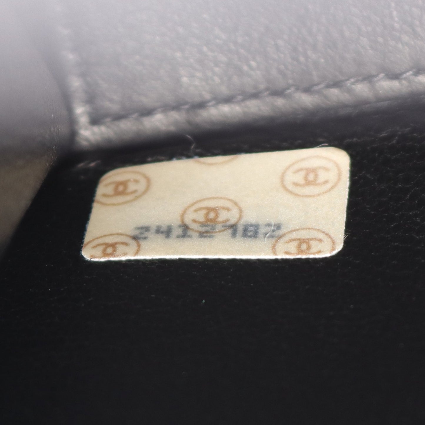マトラッセ トップハンドルバッグ ハンドバッグ キャンバス レザー ブラック ゴールド金具 2WAY シャネル バッグ CHANEL