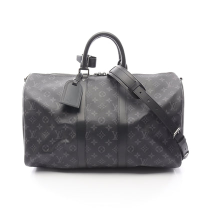 キーポル バンドリエール45 モノグラムエクリプス ボストンバッグ PVC レザー ブラック 2WAY ルイヴィトン バッグ LOUIS VUITTON