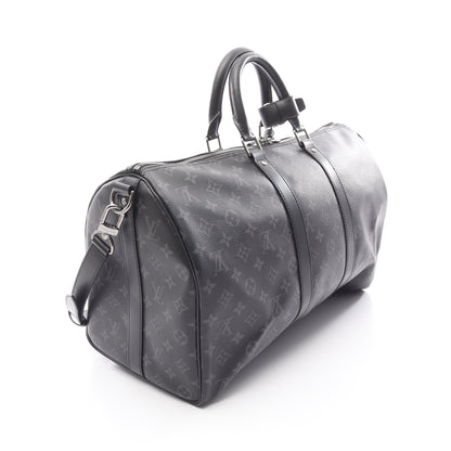 キーポル バンドリエール45 モノグラムエクリプス ボストンバッグ PVC レザー ブラック 2WAY ルイヴィトン バッグ LOUIS VUITTON