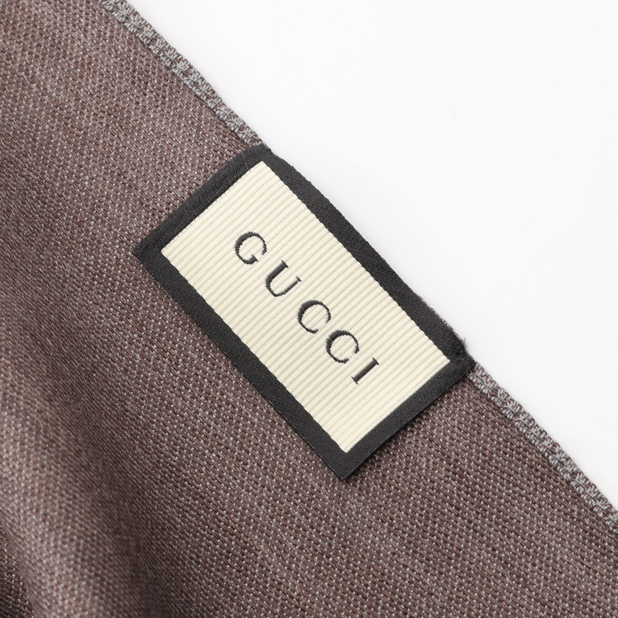 GUCCI (グッチ) GG柄ストール グレー 46224☆年 GUCCI グッチ ストール
