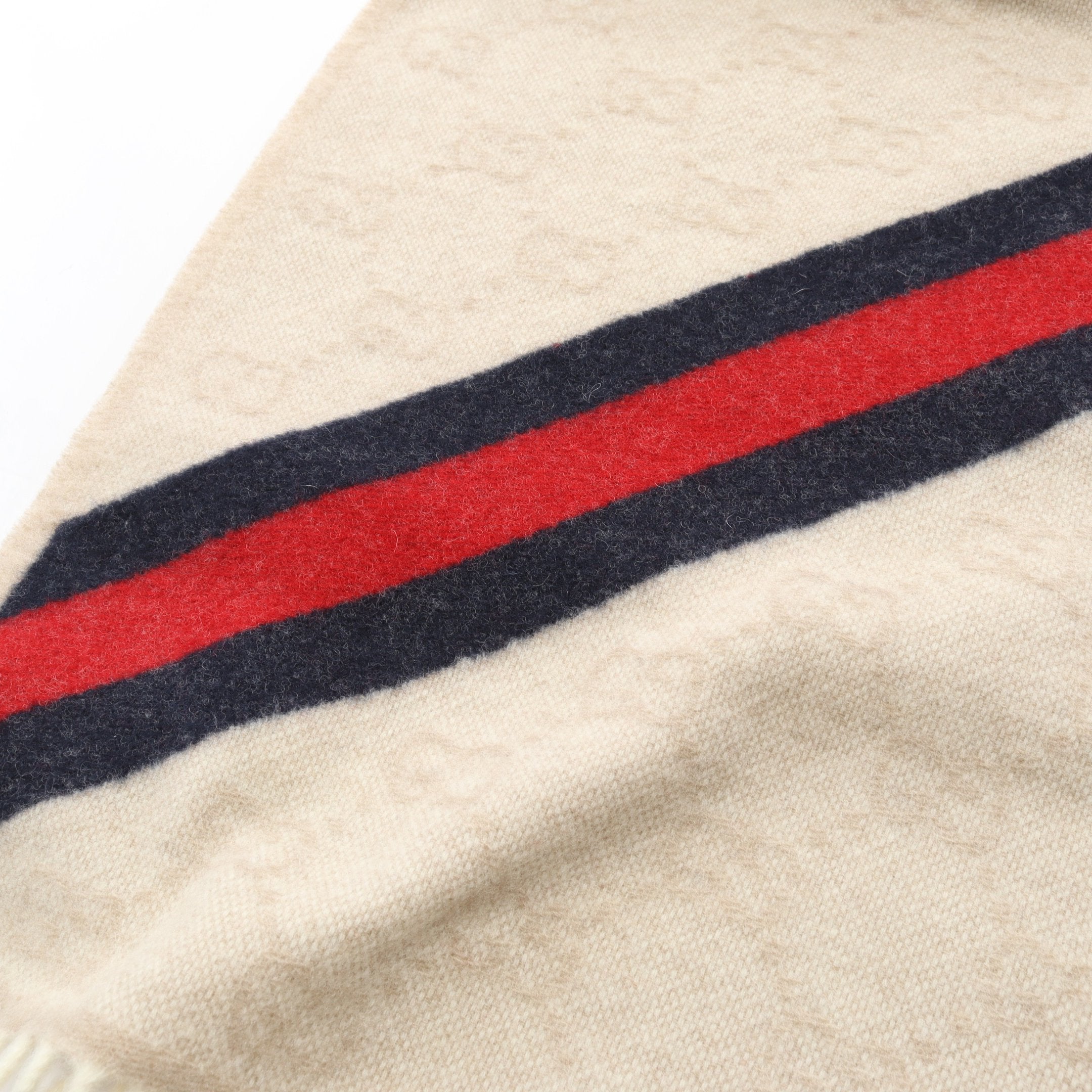 GG柄 マフラー ウール ライトベージュ ネイビー レッド グッチ