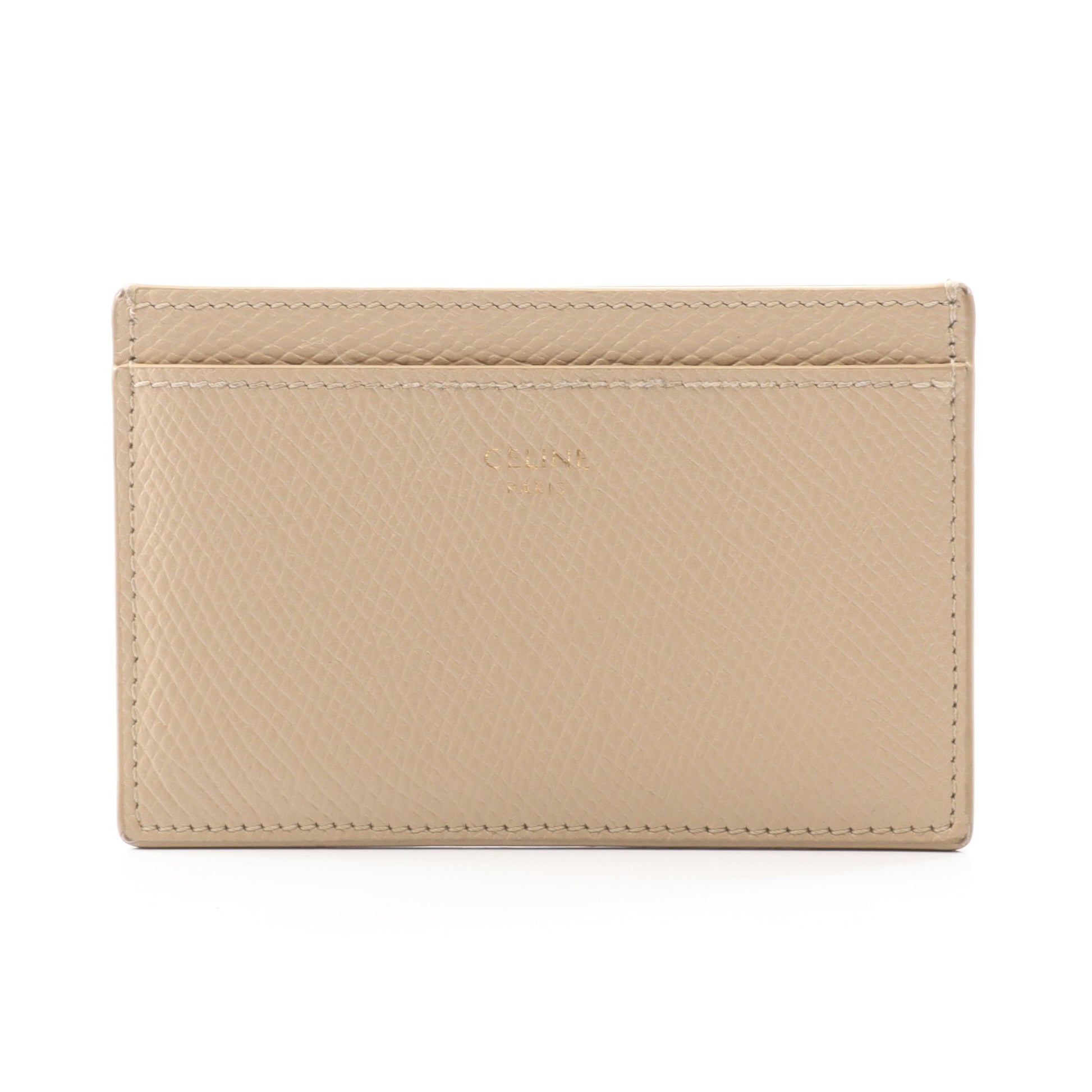 カードホルダー カードケース レザー ベージュ セリーヌ 財布・小物 CELINE