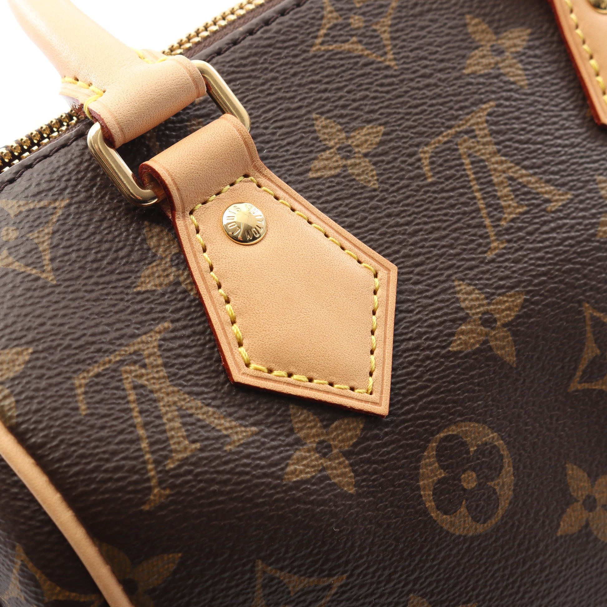 スピーディ バンドリエール20 モノグラム ハンドバッグ PVC レザー ブラウン 2WAY ルイヴィトン バッグ LOUIS VUITTON
