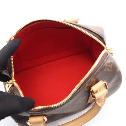 スピーディ バンドリエール20 モノグラム ハンドバッグ PVC レザー ブラウン 2WAY ルイヴィトン バッグ LOUIS VUITTON