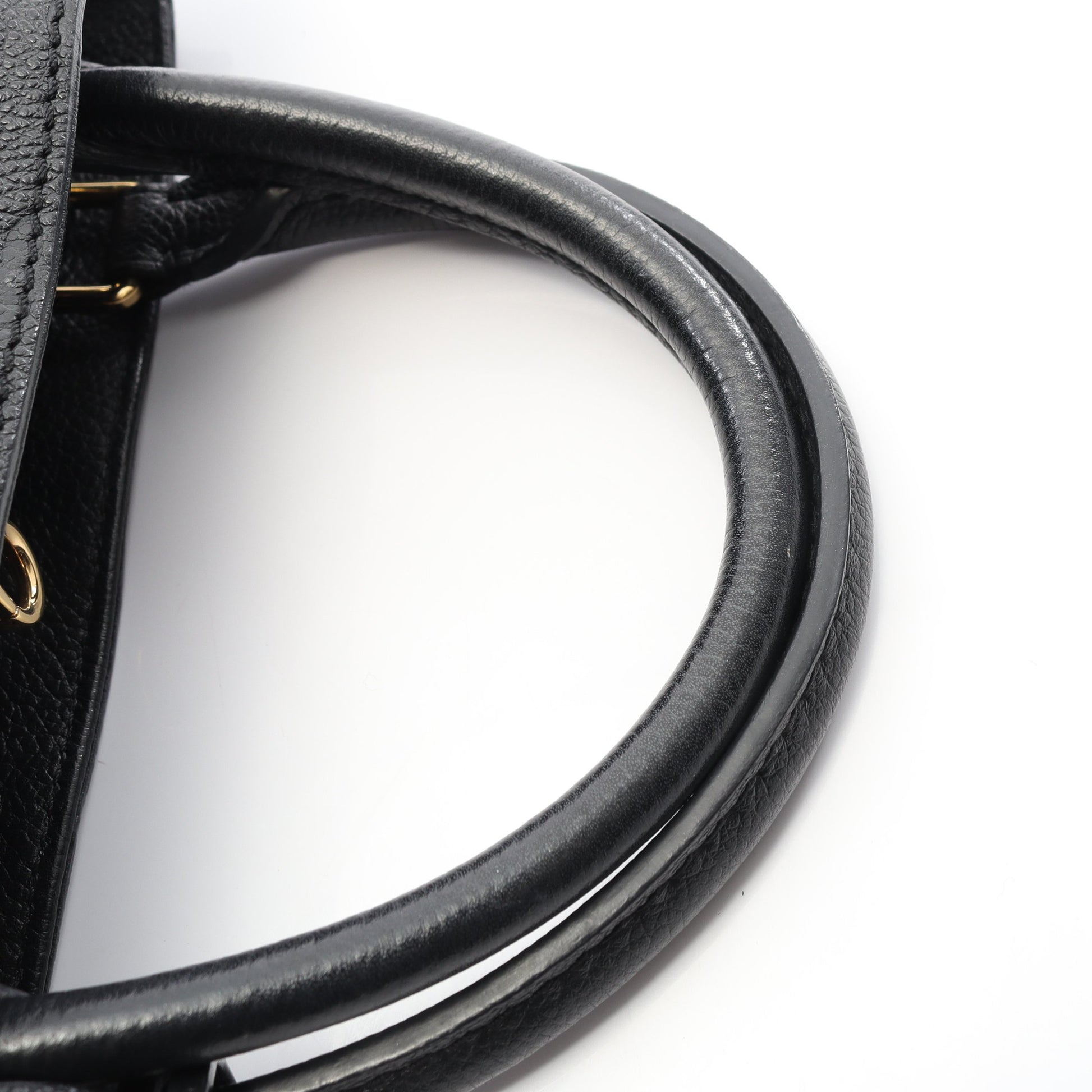 モンテーニュBB モノグラムアンプラント ノワール ハンドバッグ レザー ブラック ルイヴィトン バッグ LOUIS VUITTON