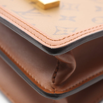 ドーフィーヌ MINI モノグラムリバース ショルダーバッグ PVC レザー ブラウン ベージュ ルイヴィトン バッグ LOUIS VUITTON
