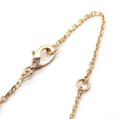 ヴィンテージ アルハンブラ ネックレス ブルズアイ ネックレス K18PG ダイヤモンド ブルズアイ ピンクゴールド クリア ヴァンクリーフアンドアーペル アクセサリー Van Cleef & Arpels