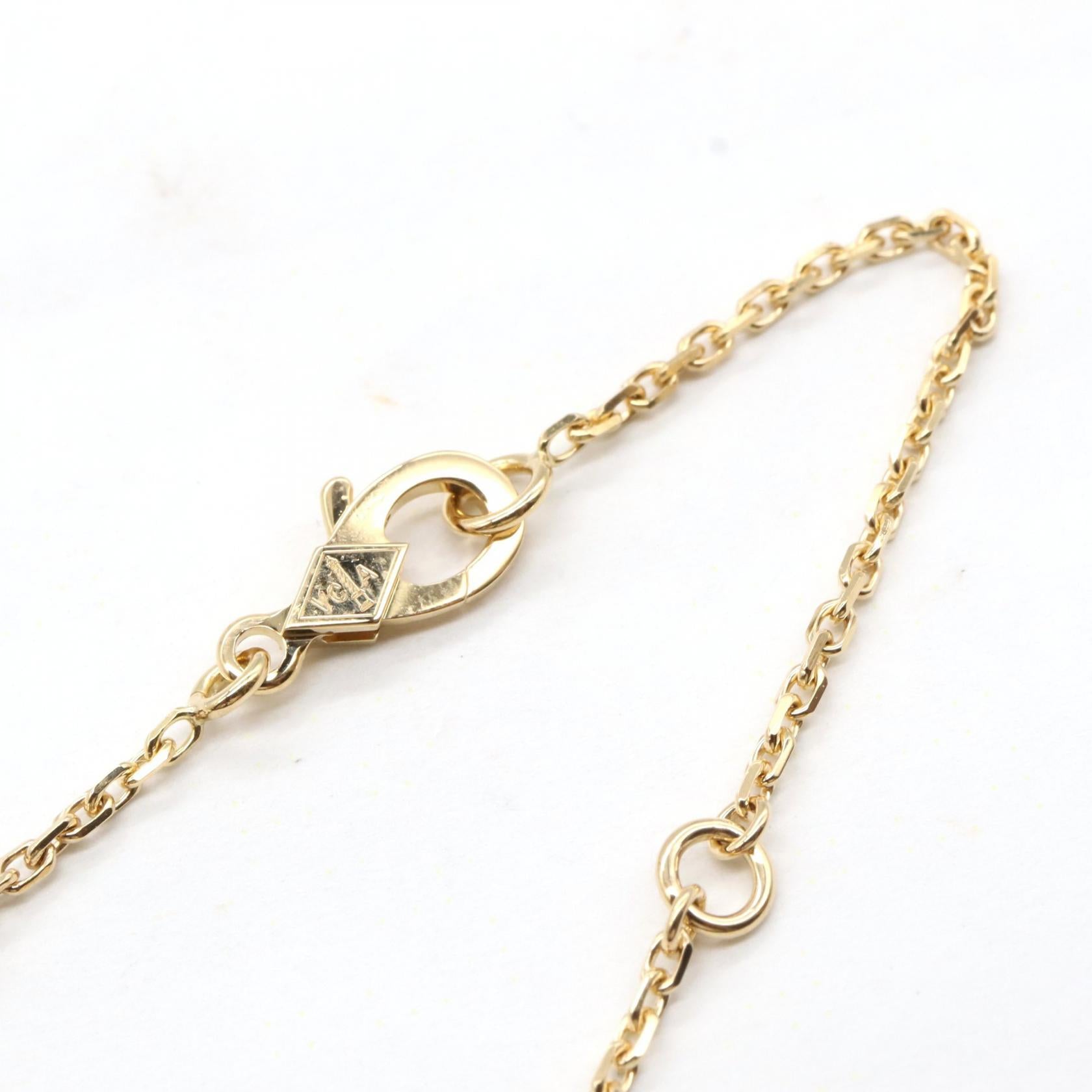 ヴィンテージアルハンブラ ネックレス イエローマザーオブパール