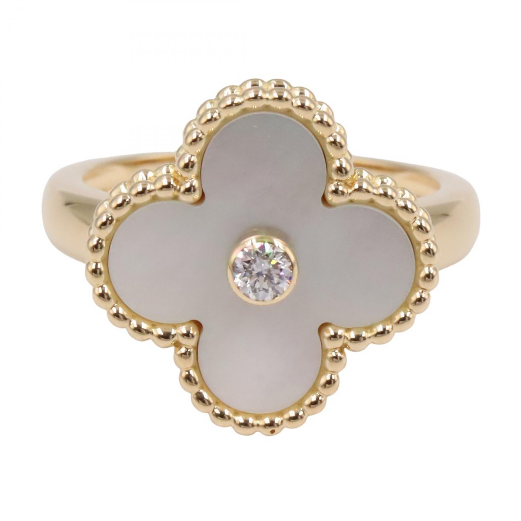 アルハンブラ♡マザーオブパール　リング 楽天市場】Van Cleef ＆Arpels ヴィンテージ