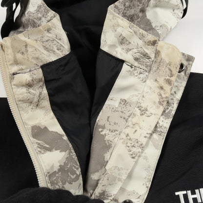 NOVELTY GTX MOUNTAIN JACKET マウンテンパーカー 総柄 カーキベージュ ブラック フード付き ザノースフェイス ホワイトレーベル アウター THE NORTH FACE WHITE LABEL