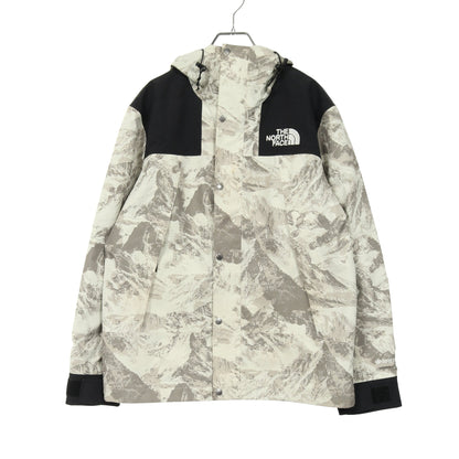 NOVELTY GTX MOUNTAIN JACKET マウンテンパーカー 総柄 カーキベージュ ブラック フード付き ザノースフェイス ホワイトレーベル アウター THE NORTH FACE WHITE LABEL