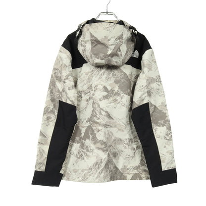 NOVELTY GTX MOUNTAIN JACKET マウンテンパーカー 総柄 カーキベージュ ブラック フード付き ザノースフェイス ホワイトレーベル アウター THE NORTH FACE WHITE LABEL