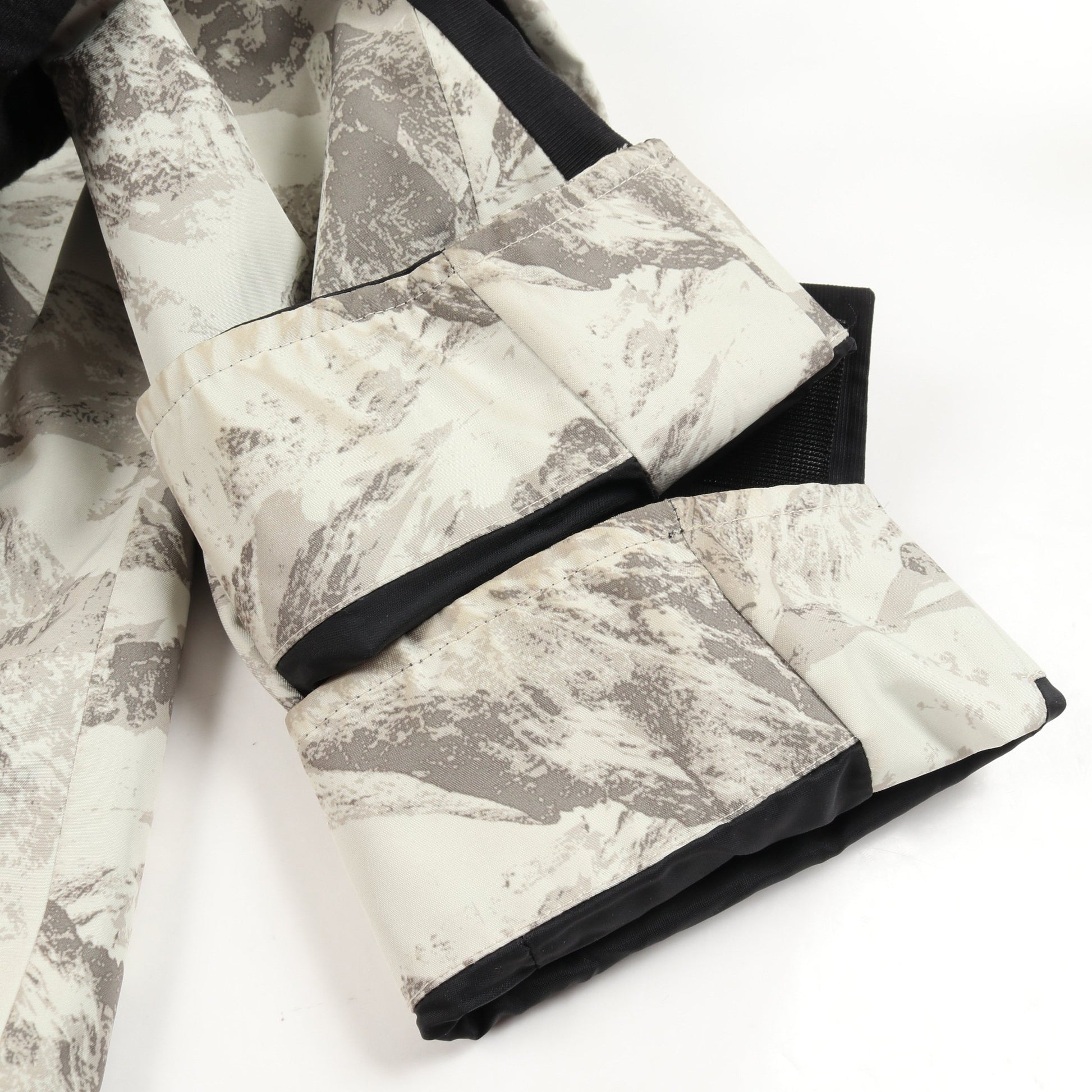 NOVELTY GTX MOUNTAIN JACKET マウンテンパーカー 総柄 カーキベージュ ブラック フード付き ザノースフェイス ホワイトレーベル アウター THE NORTH FACE WHITE LABEL