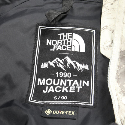 NOVELTY GTX MOUNTAIN JACKET マウンテンパーカー 総柄 カーキベージュ ブラック フード付き ザノースフェイス ホワイトレーベル アウター THE NORTH FACE WHITE LABEL