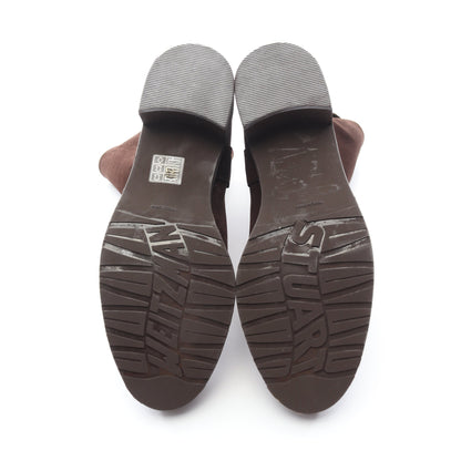ブーツ スエード ダークブラウン スチュアートワイツマン シューズ Stuart Weitzman