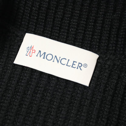 キッズ カーディガン 切替 ダウンジャケット ナイロン ウール ベージュ ブラック アウター MONCLER