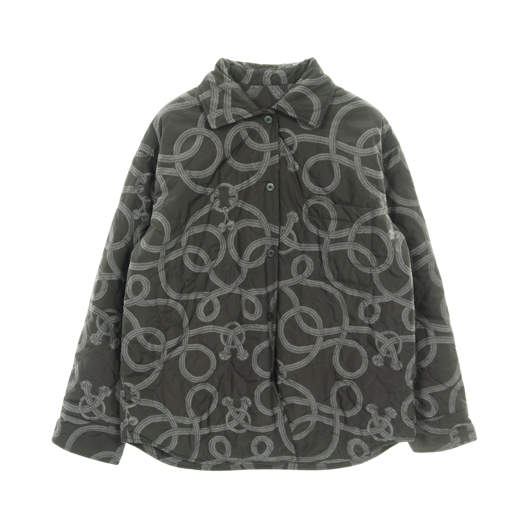 HERMES - HERMES エルメス Twin Bicolore バイカラー シャツジャケット