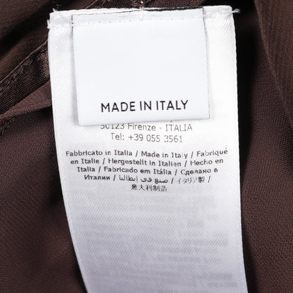 ワンピース レーヨン ダークブラウン サルヴァトーレフェラガモ ワンピース Salvatore Ferragamo