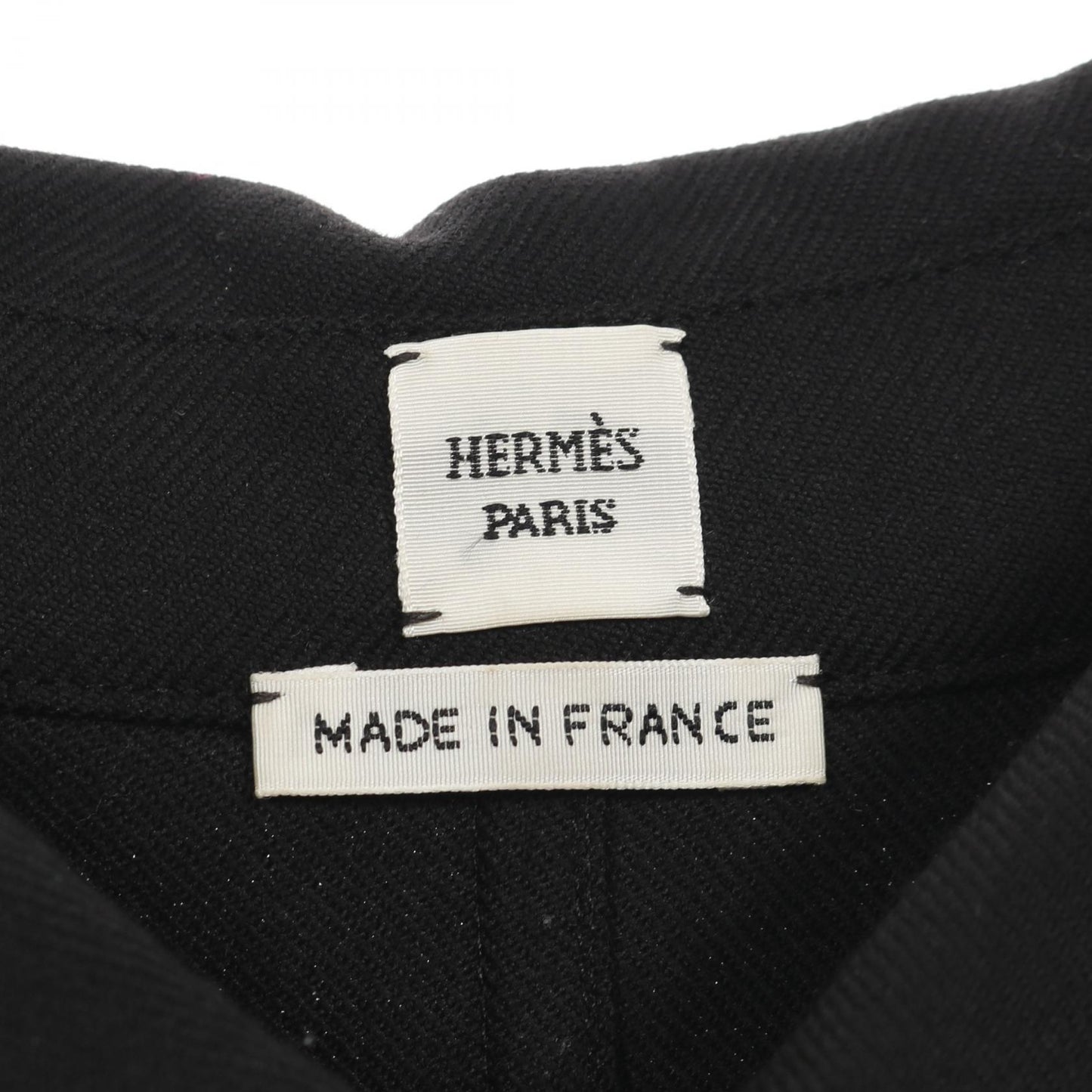 シャツワンピース ウール ブラック エルメス ワンピース HERMES