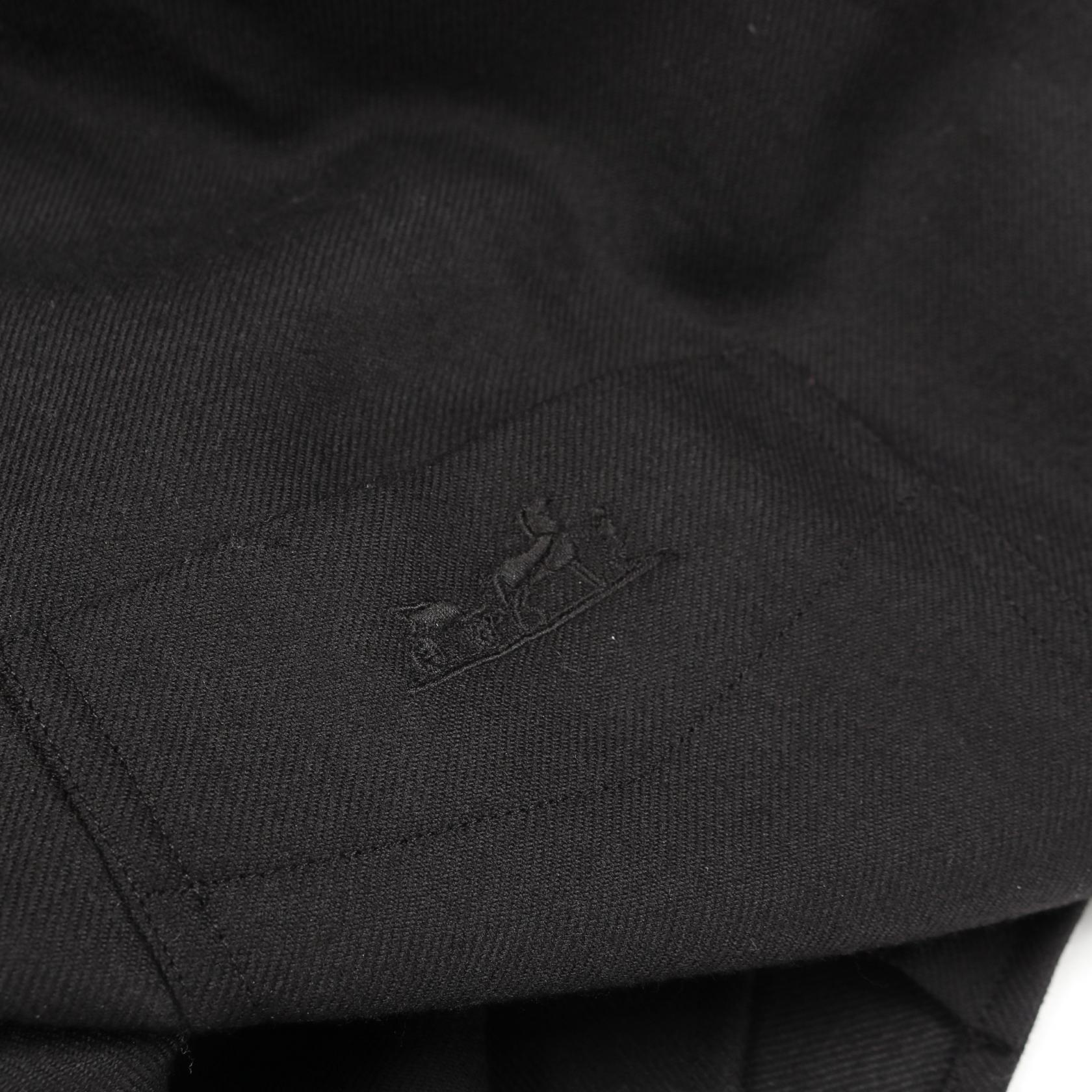 シャツワンピース ウール ブラック エルメス ワンピース HERMES
