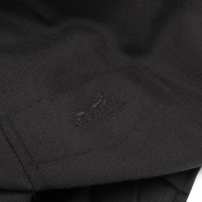 シャツワンピース ウール ブラック エルメス ワンピース HERMES