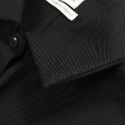 シャツワンピース ウール ブラック エルメス ワンピース HERMES