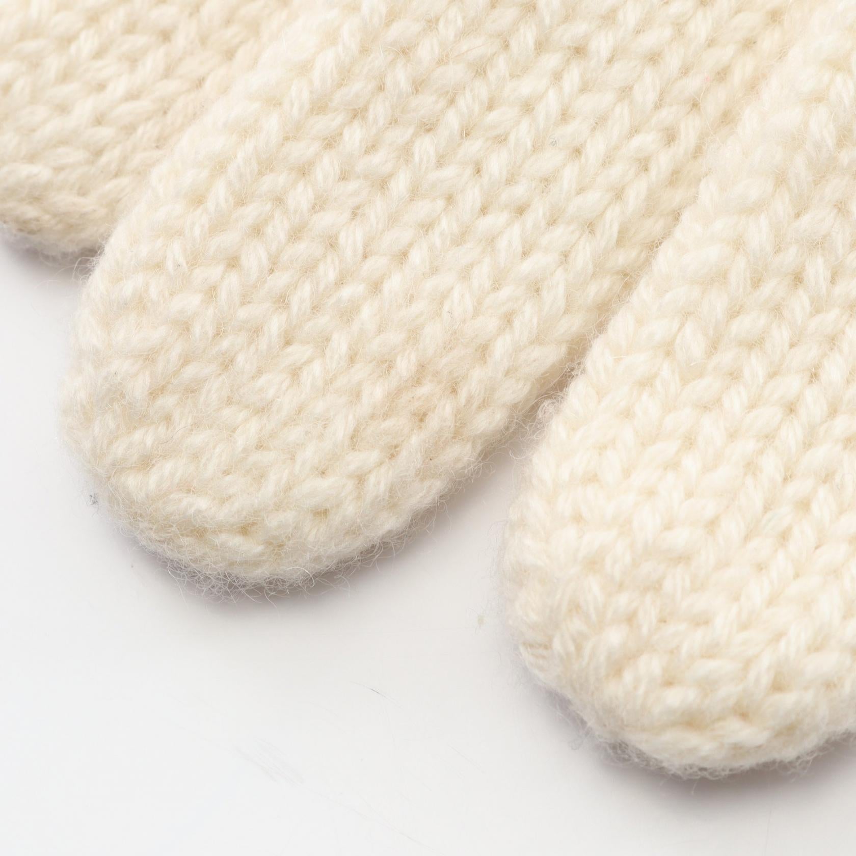 ココマーク 手袋 グローブ カシミヤ アイボリー シャネル – RECLO