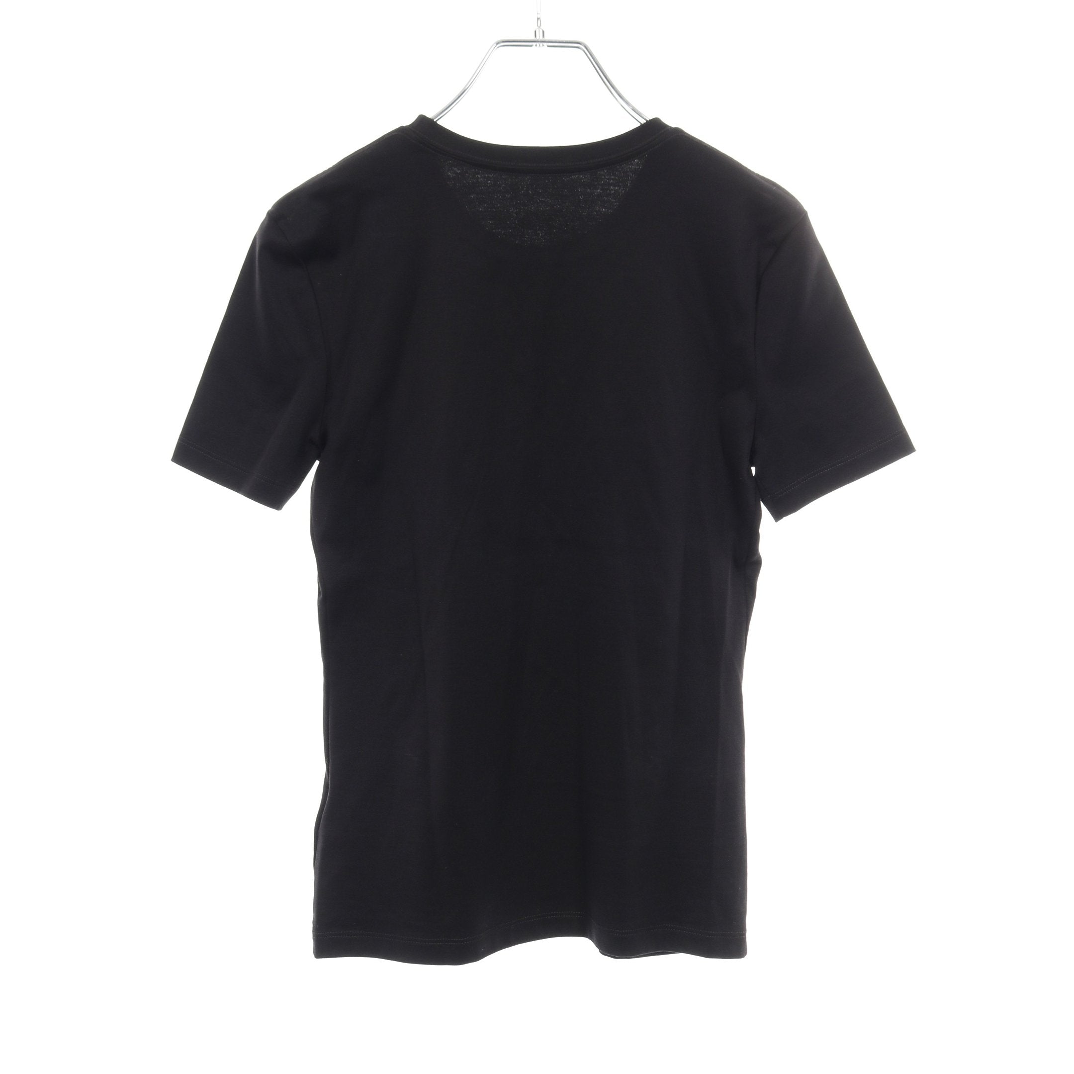 ヴェルサーチ VERSACE ロゴ カットソー 衣料品 トップス コットン レディース ブラック系 【中古】 VERSACE JEANS COUTURE ヴェルサーチェ ジーンズ クチュール 半袖 T