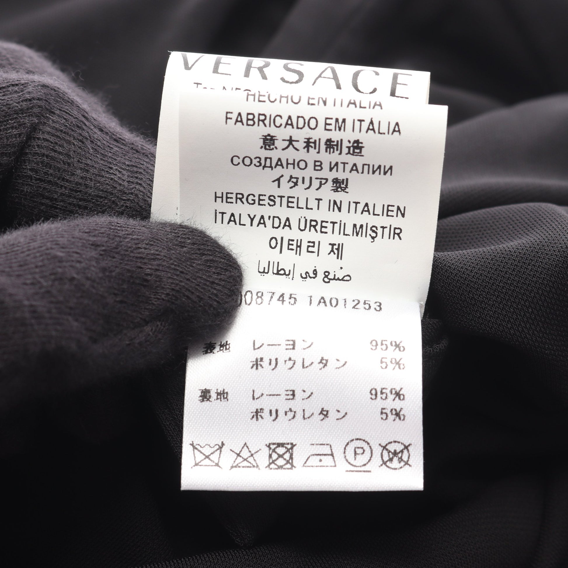 メデューサ ワンピース レーヨン ブラック ヴェルサーチ ワンピース Versace