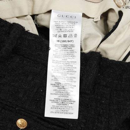 ツイード パンツ ウール ブラック グッチ ボトムス GUCCI