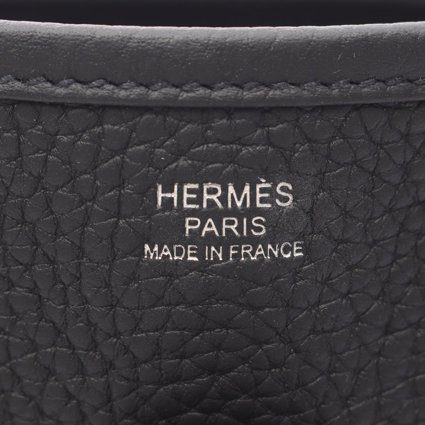 エヴリン 3 トロワ PM ショルダーバッグ トリヨンクレマンス ブラック シルバー金具 K刻印 エルメス バッグ HERMES