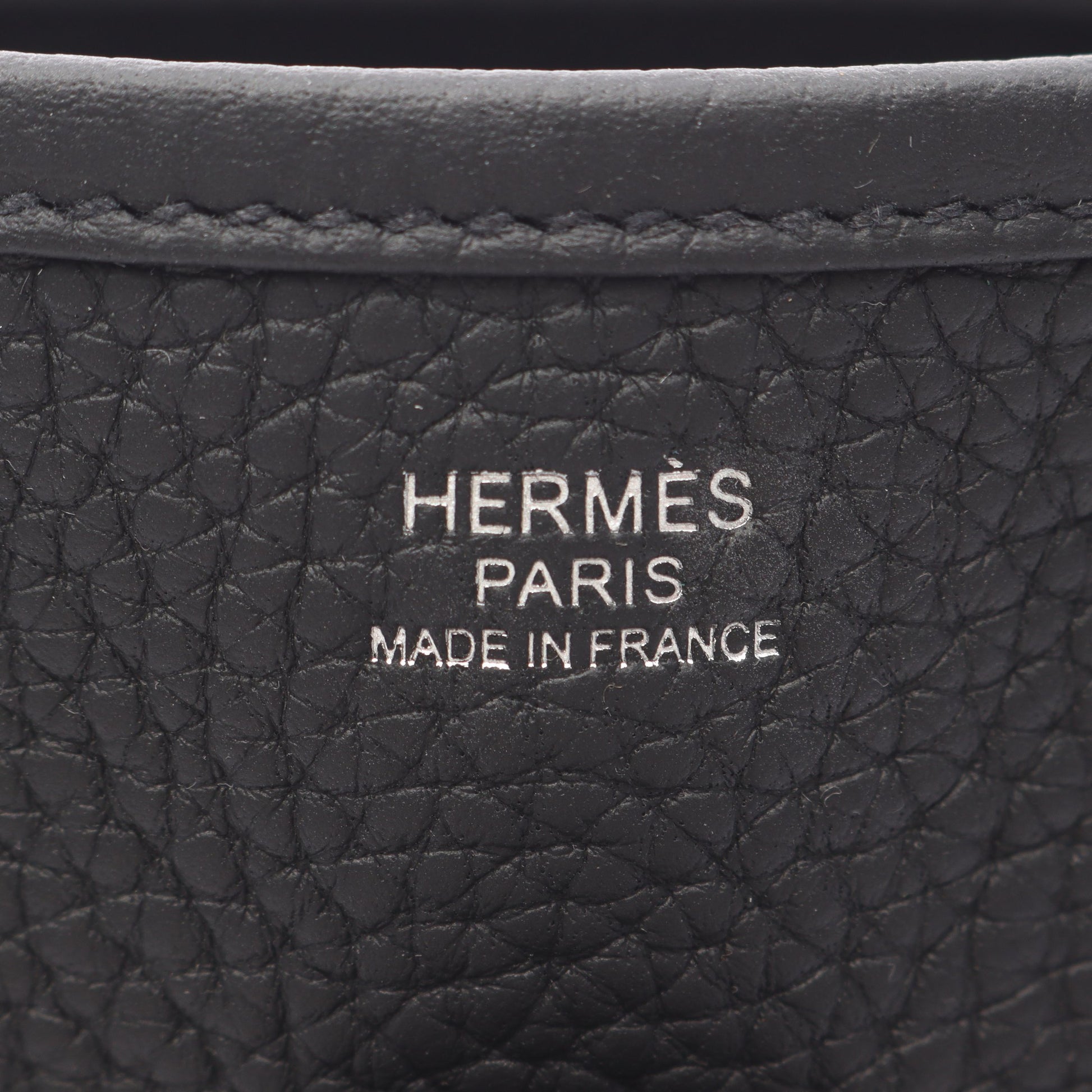 エヴリン 3 トロワ PM ショルダーバッグ トリヨンクレマンス ブラック シルバー金具 K刻印 エルメス バッグ HERMES