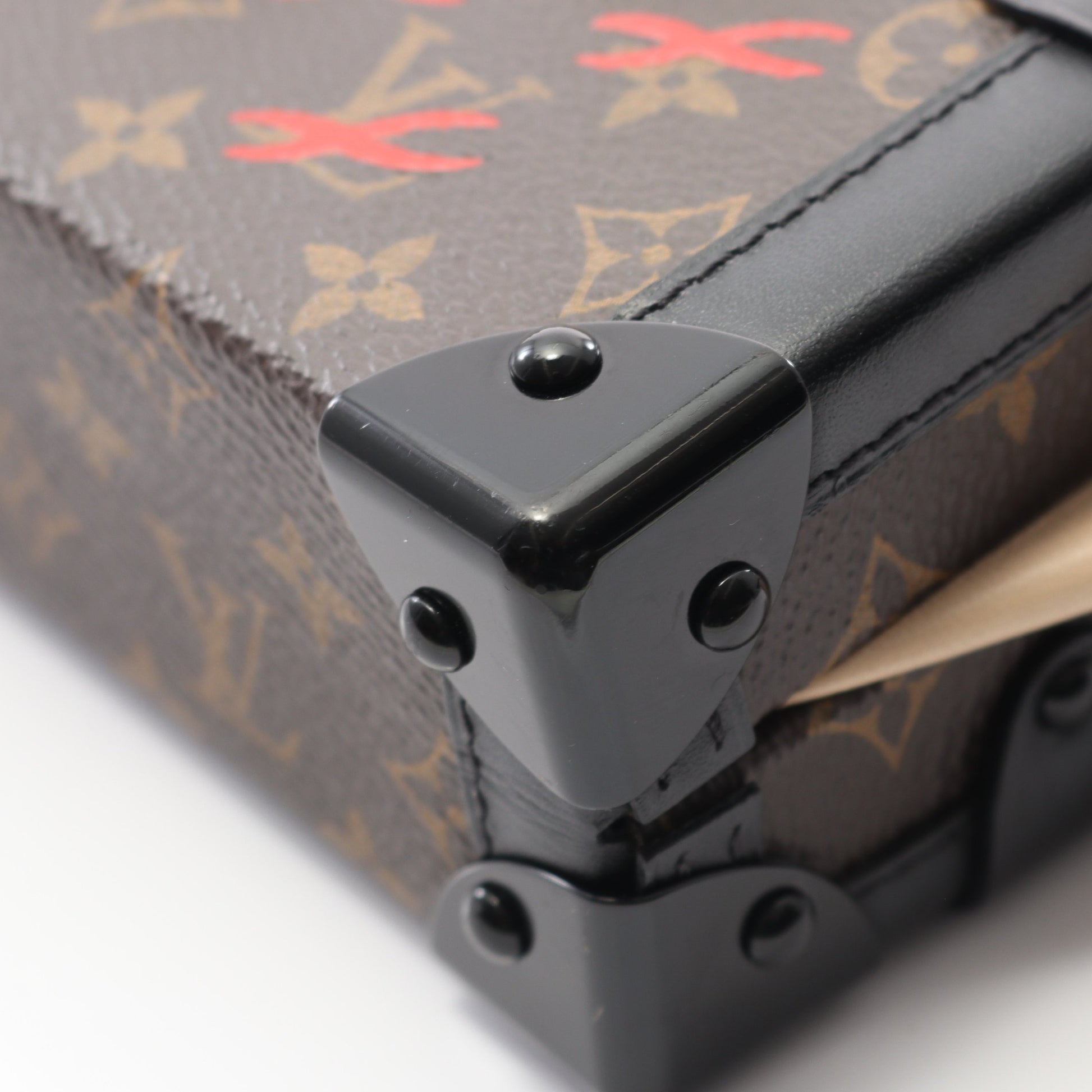 プティット マル モノグラム ショルダーバッグ PVC レザー ブラウン ブラック ルイヴィトン バッグ LOUIS VUITTON
